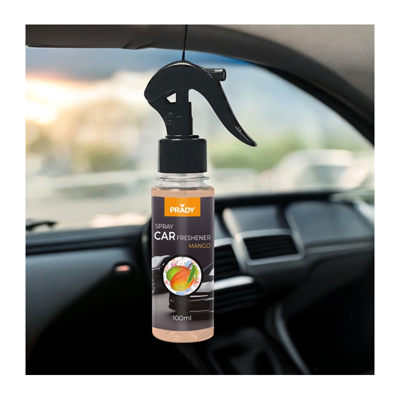 SPRAY D'AMBIANCE PARFUMÉ VOITURE MANGUE 100ML PRADY