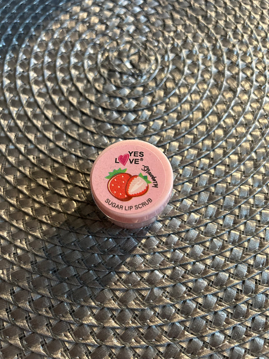 Gommage lèvre fraise